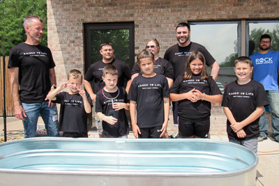 Baptism at Rock Family Church